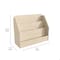 Flash Furniture Bright Beginnings Commercial Grade Modular Wooden Classroom 3 Tier Book Display Shelf, Natural MK-KE24299-GG - alternate 6